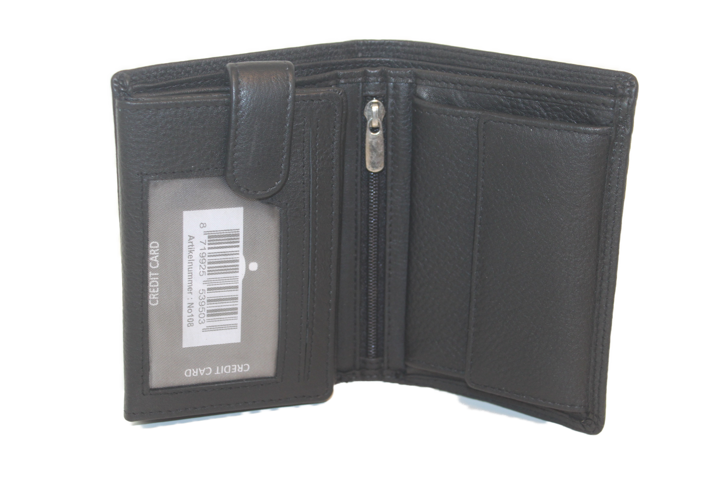 OI Heren billfold hoog 17 Pasjes / anti skim 108