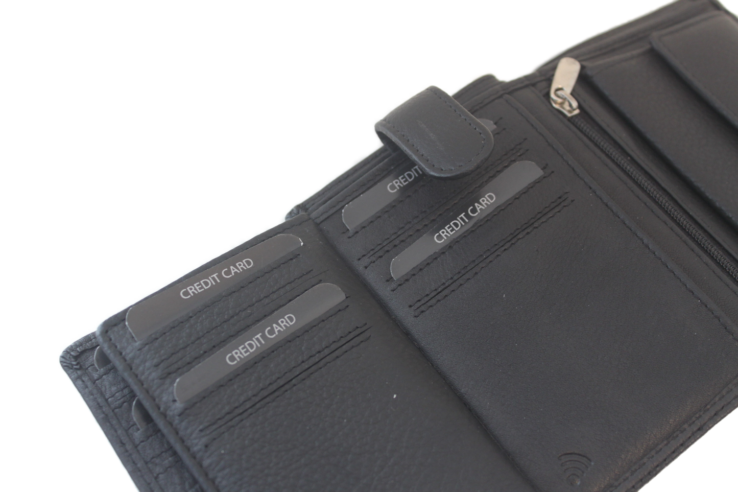OI Heren billfold hoog 17 Pasjes / anti skim 108