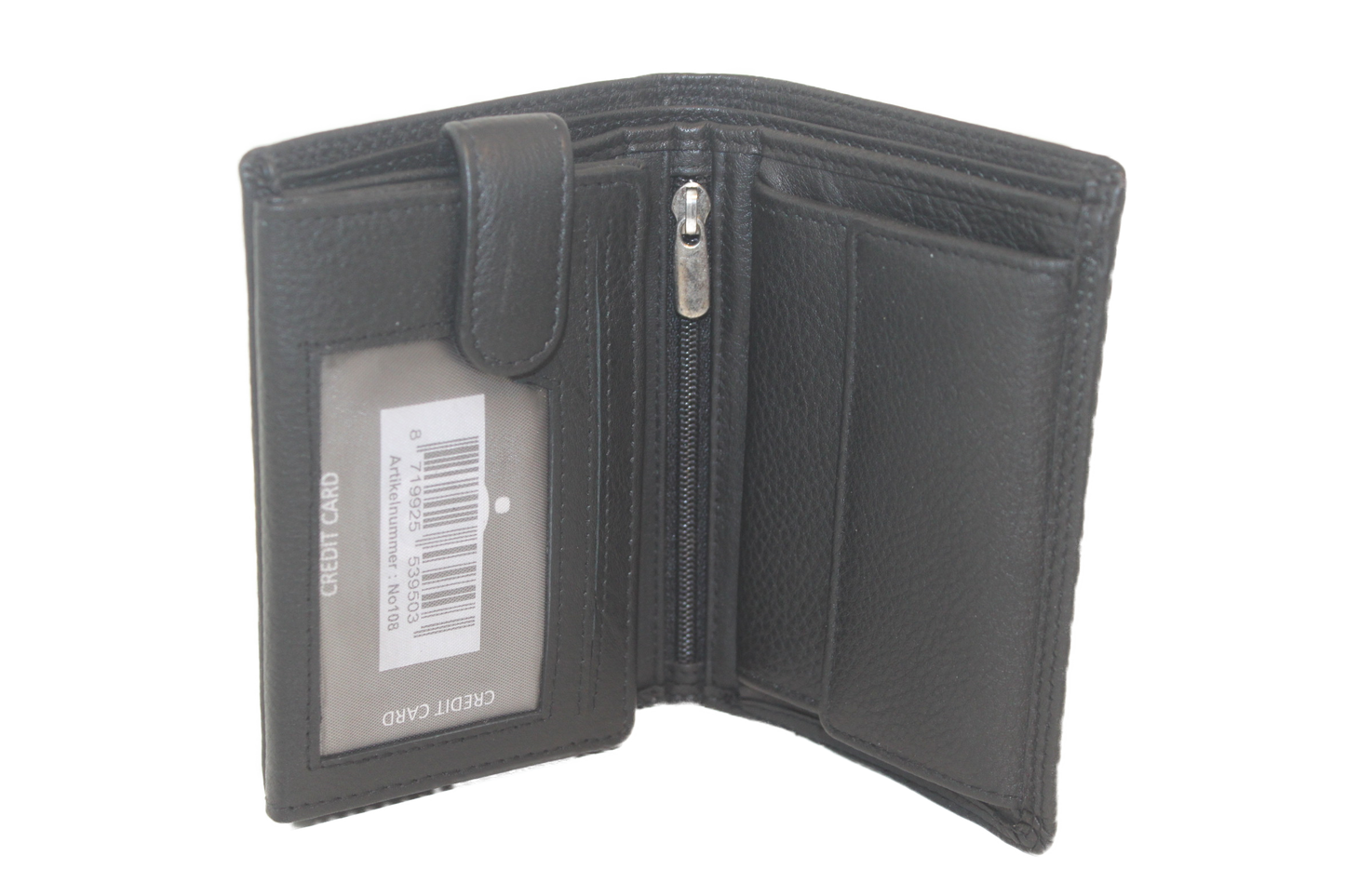 OI Heren billfold hoog 17 Pasjes / anti skim 108
