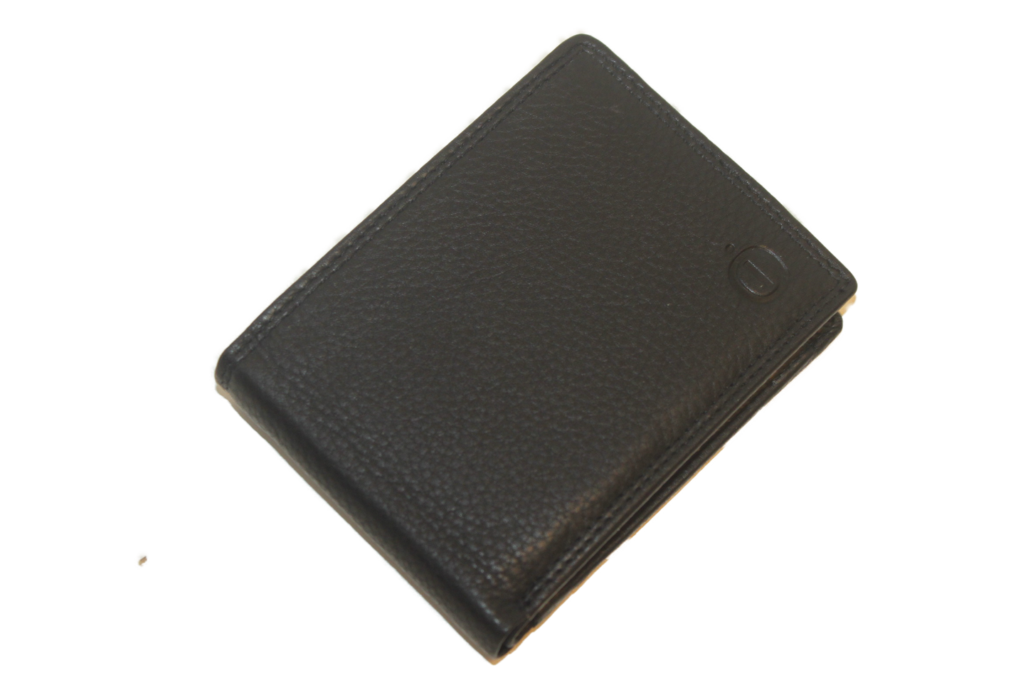 OI Heren Billfold / leren portemonnee klein en laag / RFID protected / zwart 180
