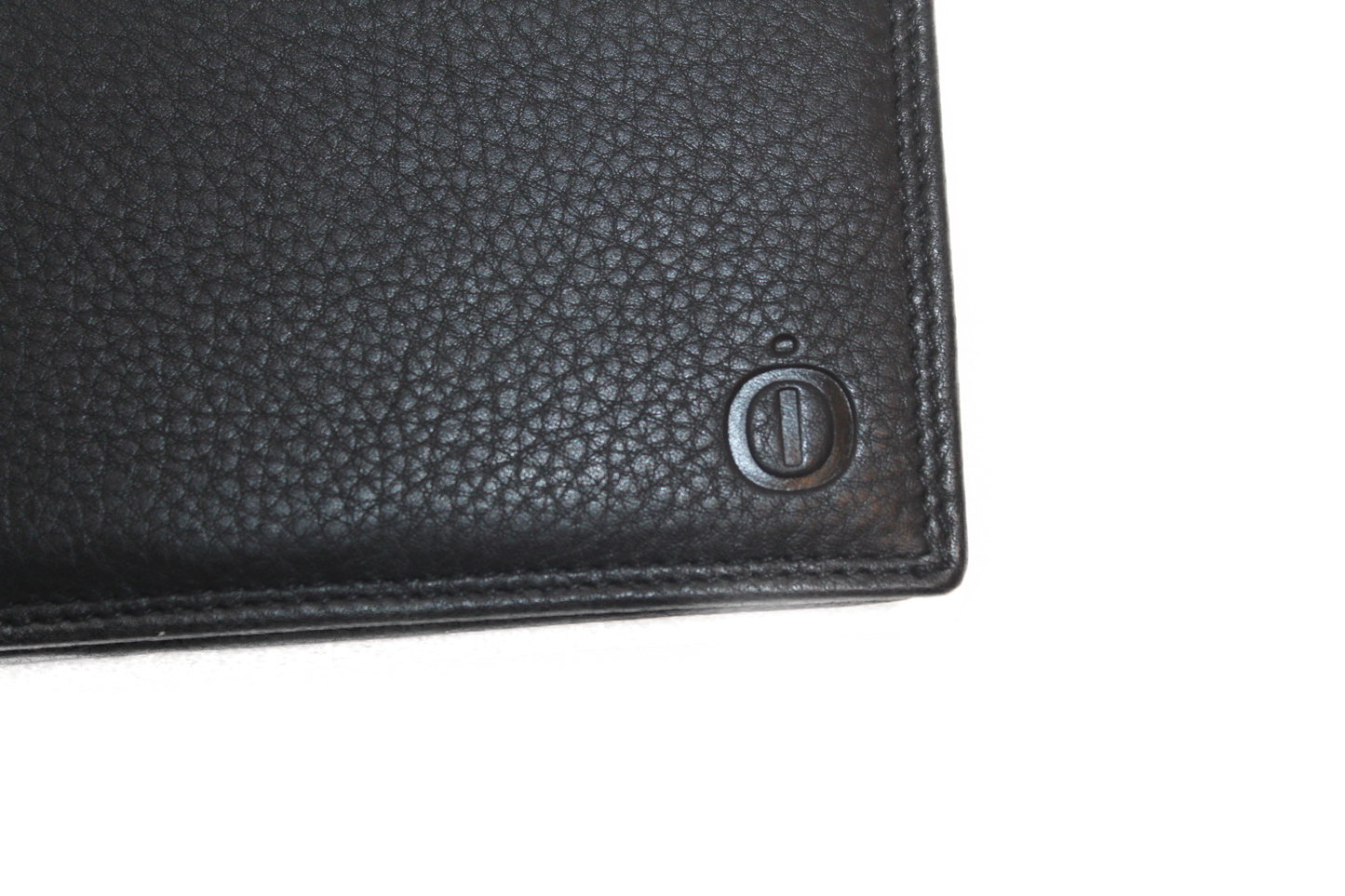 OI Heren Billfold / leren portemonnee klein en laag / RFID protected / zwart 180