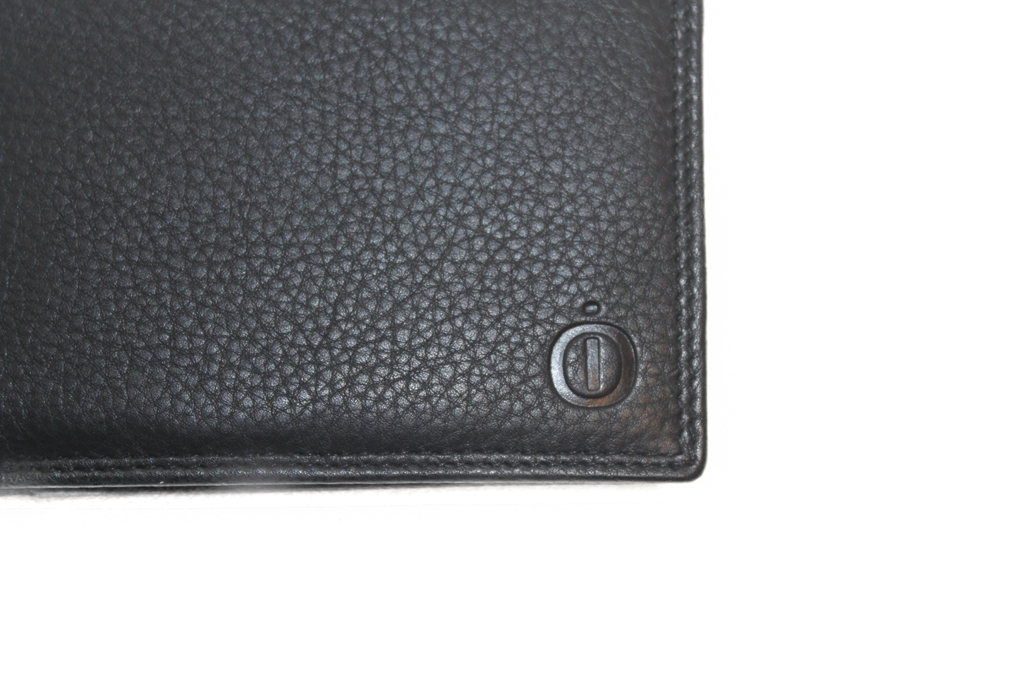 OI Heren Billfold / leren portemonnee klein en laag / RFID protected / zwart 180