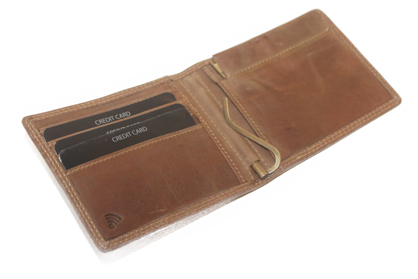 OI Dollarclip met ruimte voor kleingeld / ouderwetse portemonnee / anti skim/ Hunter 172H