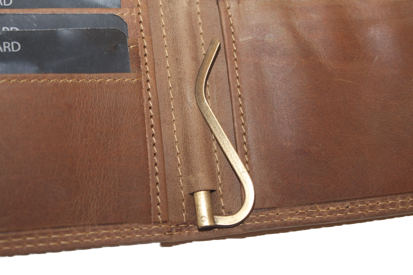 OI Dollarclip met ruimte voor kleingeld / ouderwetse portemonnee / anti skim/ Hunter 172H