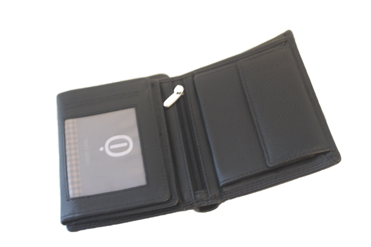 OI Heren billfold hoog zonder drukker 11 Pasjes zwart/ anti skim 112