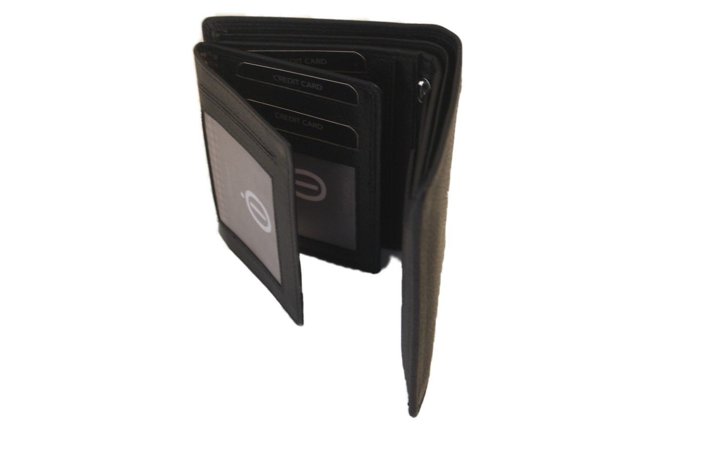 OI Heren billfold hoog zonder drukker 11 Pasjes zwart/ anti skim 112