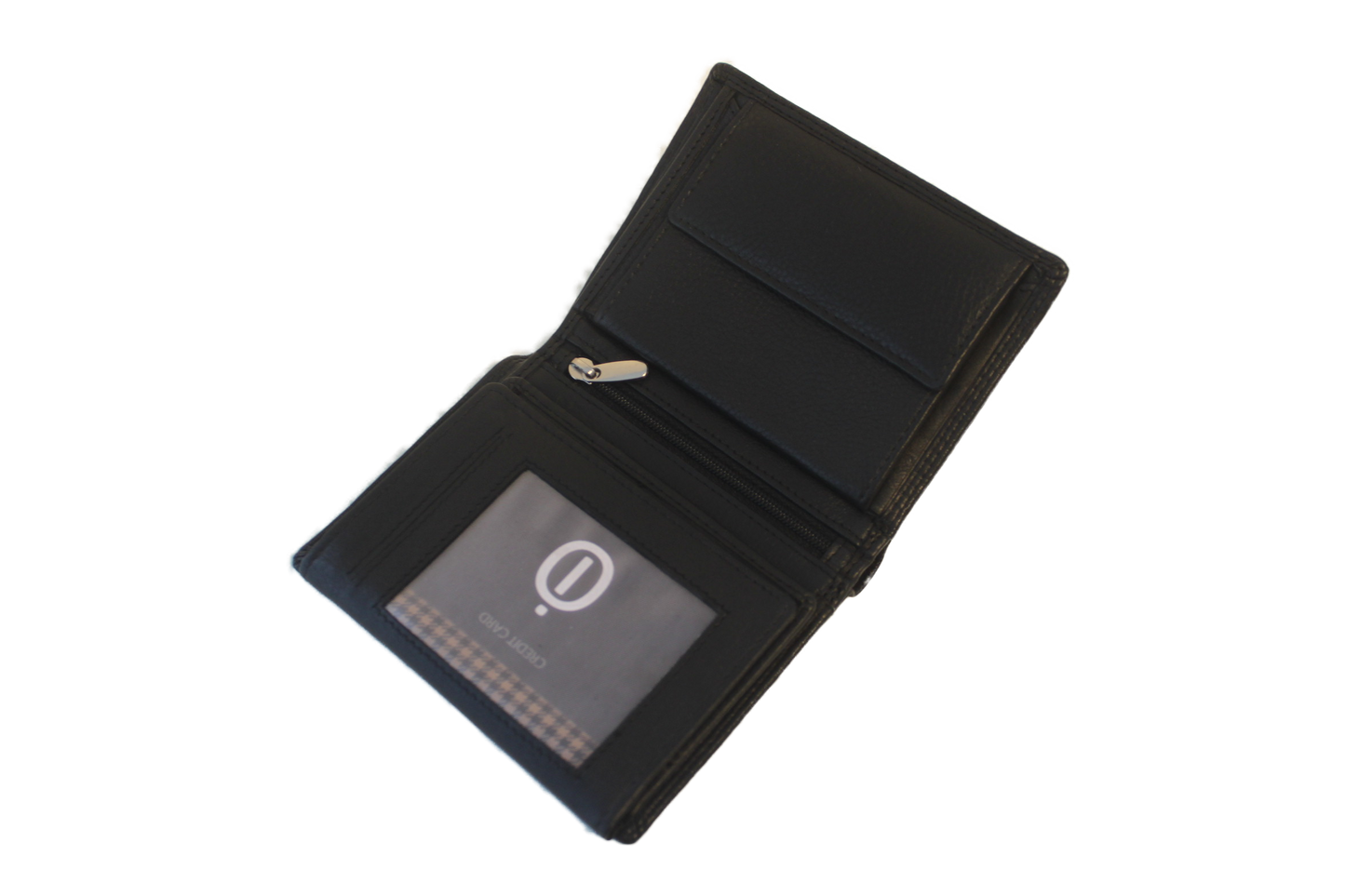 OI Heren billfold hoog zonder drukker 11 Pasjes zwart/ anti skim 112