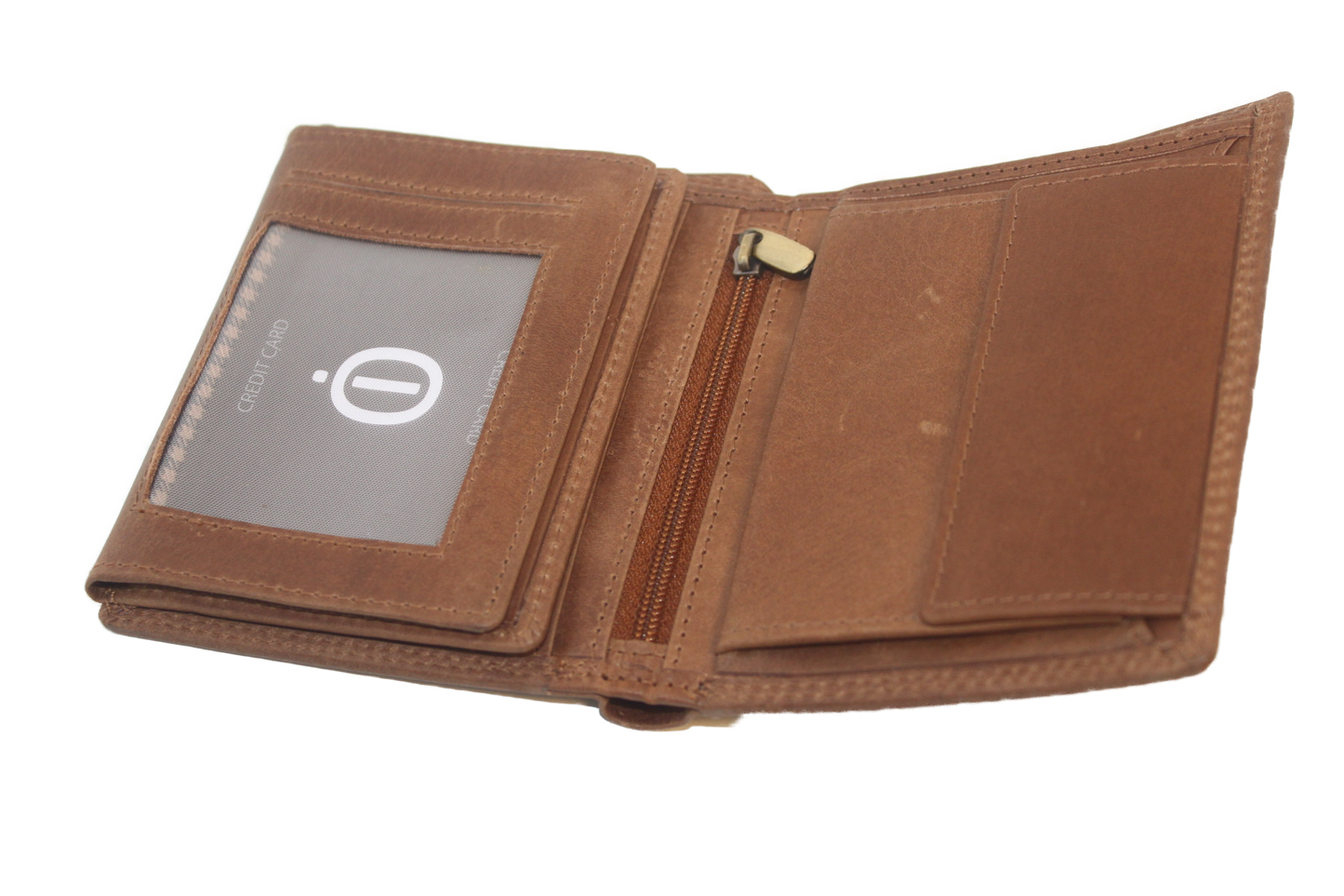 OI Heren billfold hoog zonder drukker 11 Pasjes Hunter / anti skim 112H