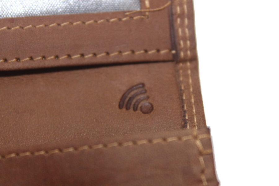OI Overslagportemonnee smal met vacht/haar, RFID safe/ Hunter 167H