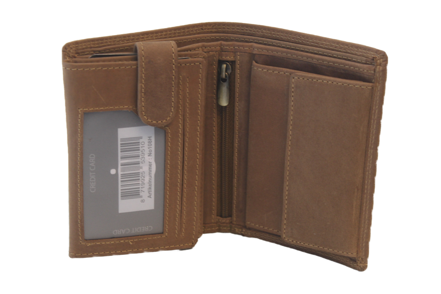 OI Heren billfold hoog 17 Pasjes / anti skim 108H