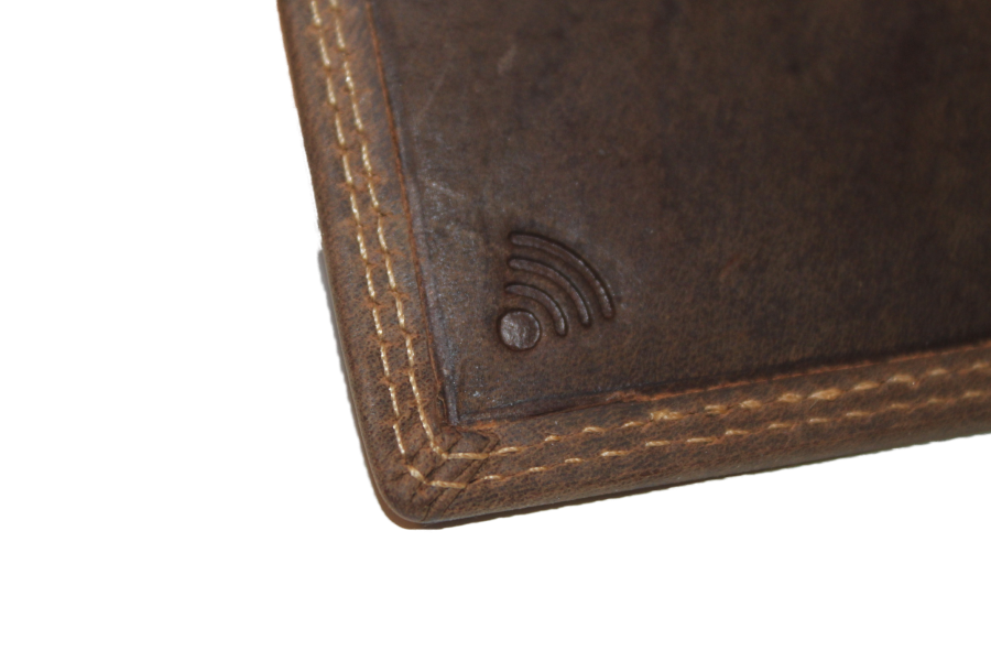 OI Heren Billfold leer / portemonnee klein en laag / RFID protected / Hunter 180H