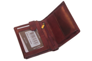 OI Heren billfold hoog 11 Pasjes / anti skim 104ROBR