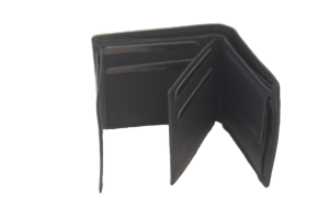 OI Heren billfold laag 12 pasjes klein / anti skim zwart 109