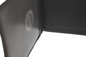 OI Heren billfold laag 12 pasjes klein / anti skim zwart 109