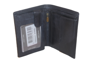 OI Heren billfold hoog 11 Pasjes Blauw / anti skim 104ROBL