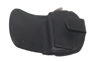 OI Dames portemonnee leer / klein halfrond beursje / zwart / RFID safe 273