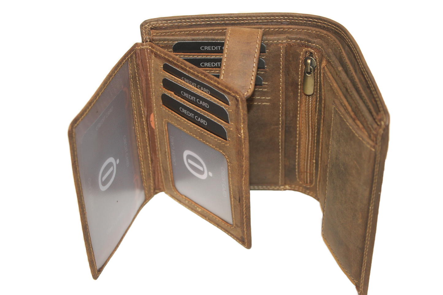 OI Heren billfold hoog 11 Pasjes / anti skim 104H