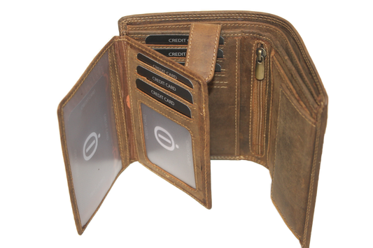 OI Heren billfold hoog 11 Pasjes / anti skim 104H