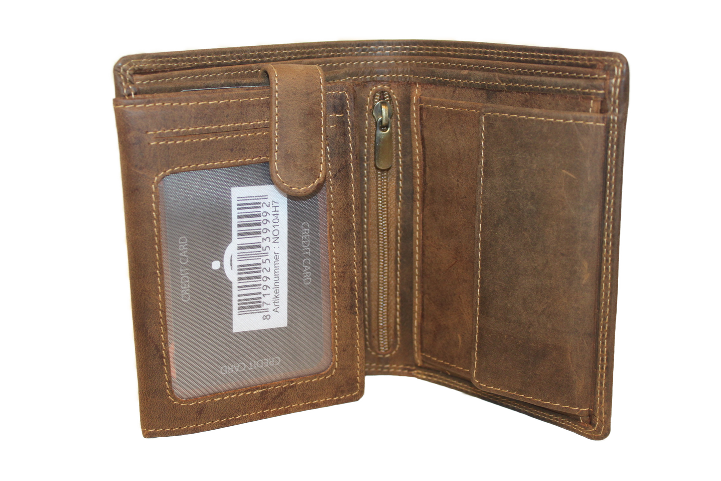 OI Heren billfold hoog 11 Pasjes / anti skim 104H