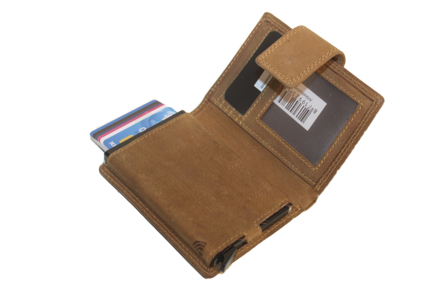 OI Billfold met cardprotector Hunter / anti skim 106H