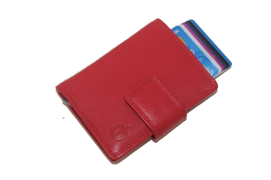 OI Billfold met cardprotector Rood / anti skim 106R