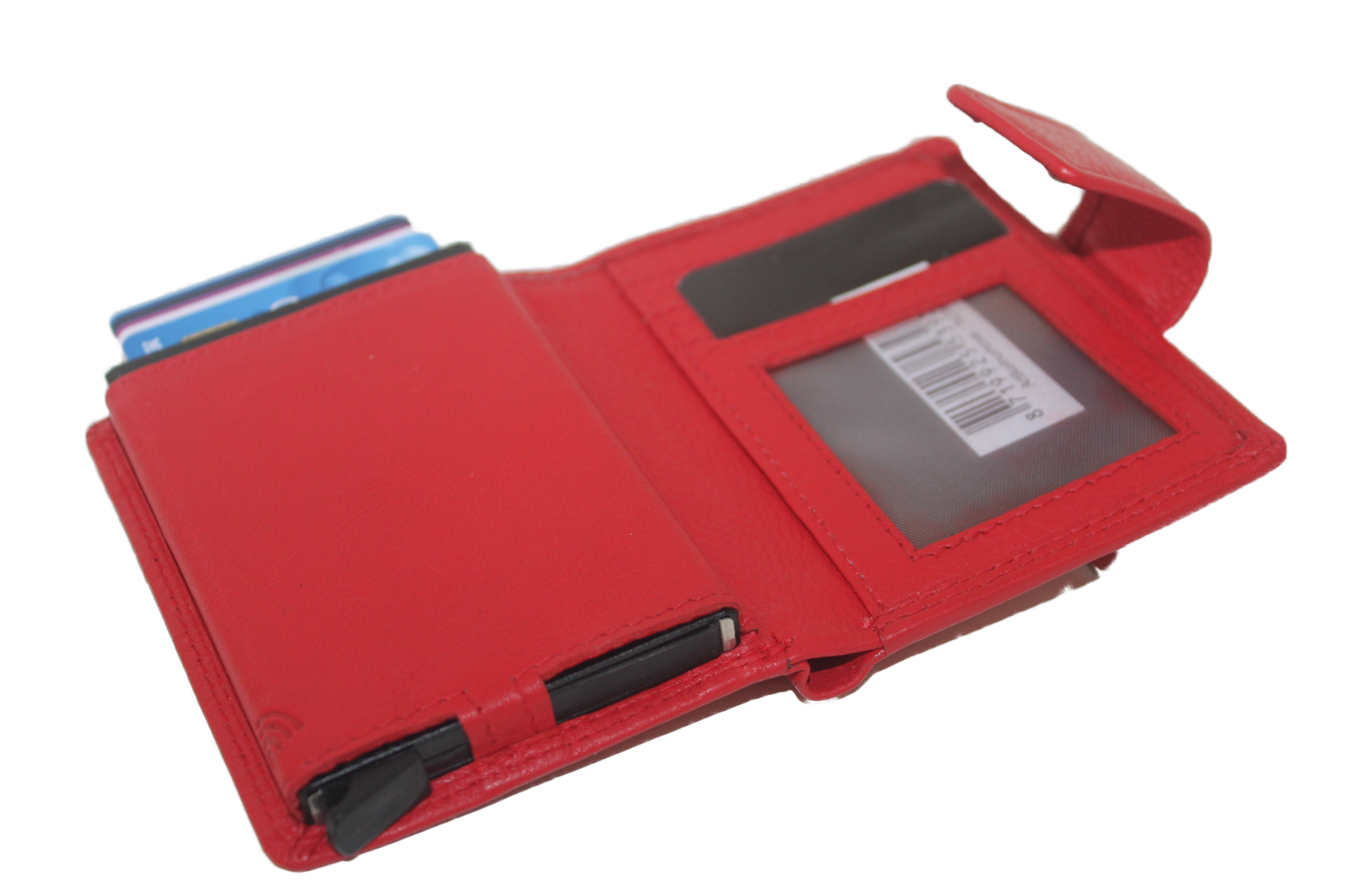 OI Billfold met cardprotector Rood / anti skim 106R