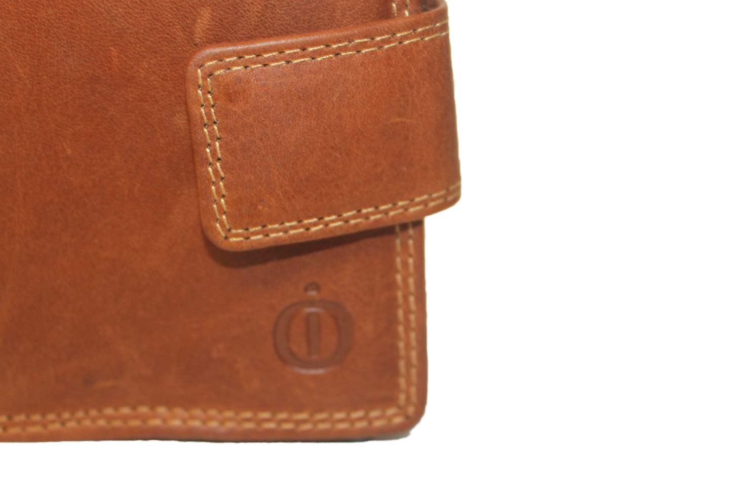 OI Billfold met cardprotector Cognac / anti skim 106VC