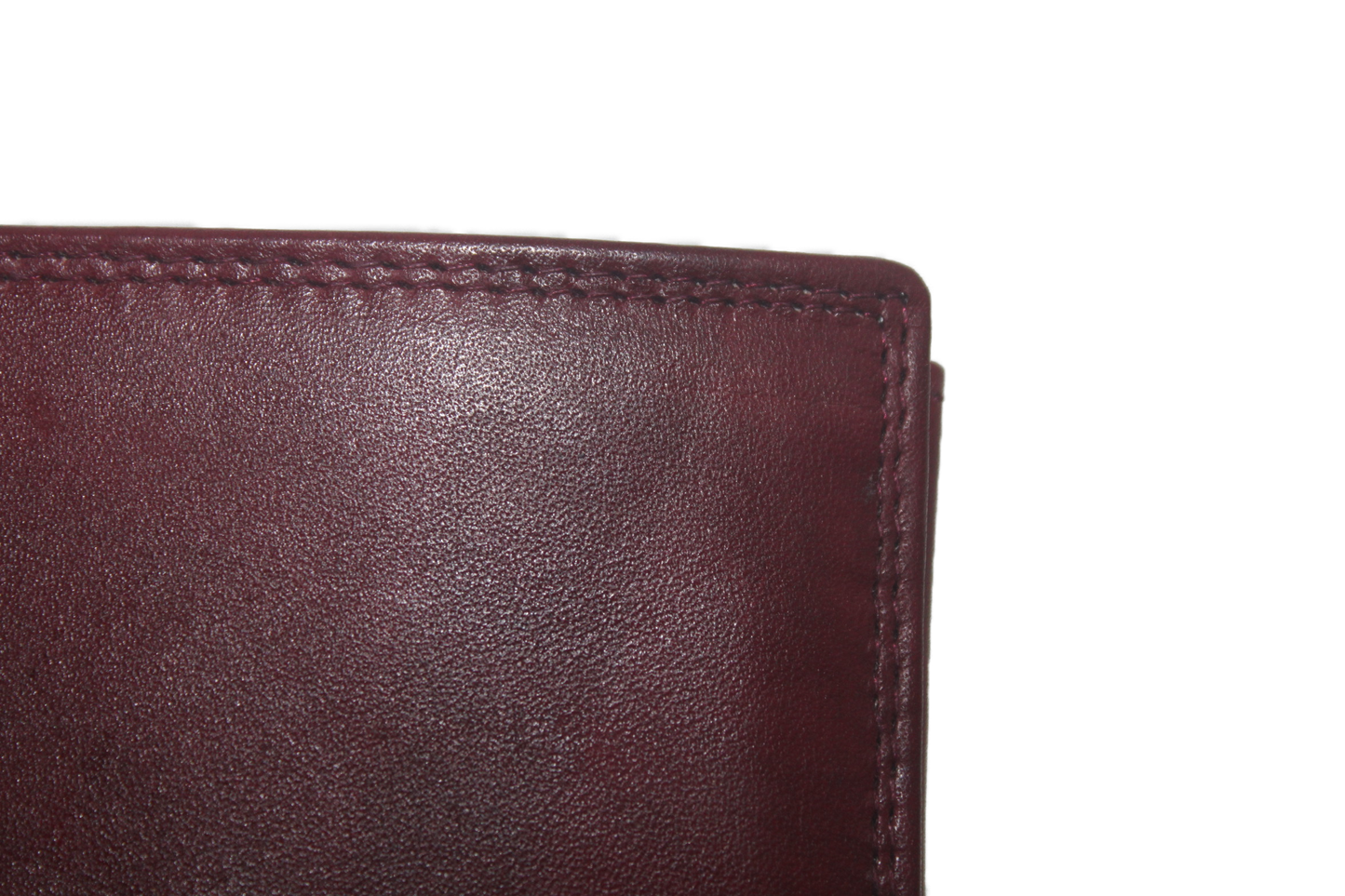 OI heren billfold / portemonnee laag model leer / anti skim / rood / bordeaux 102ROBR
