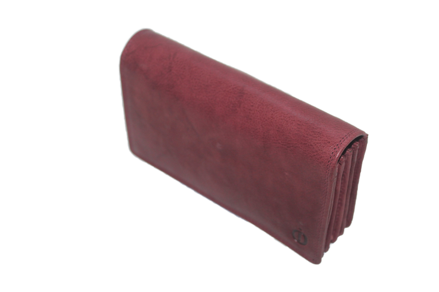 OI leren dames portemonnee met soufflé/ RFID safe / bordeaux rode harmonicabeurs extra groot xxl / huishoudportemonnee 249VI Bordeaux
