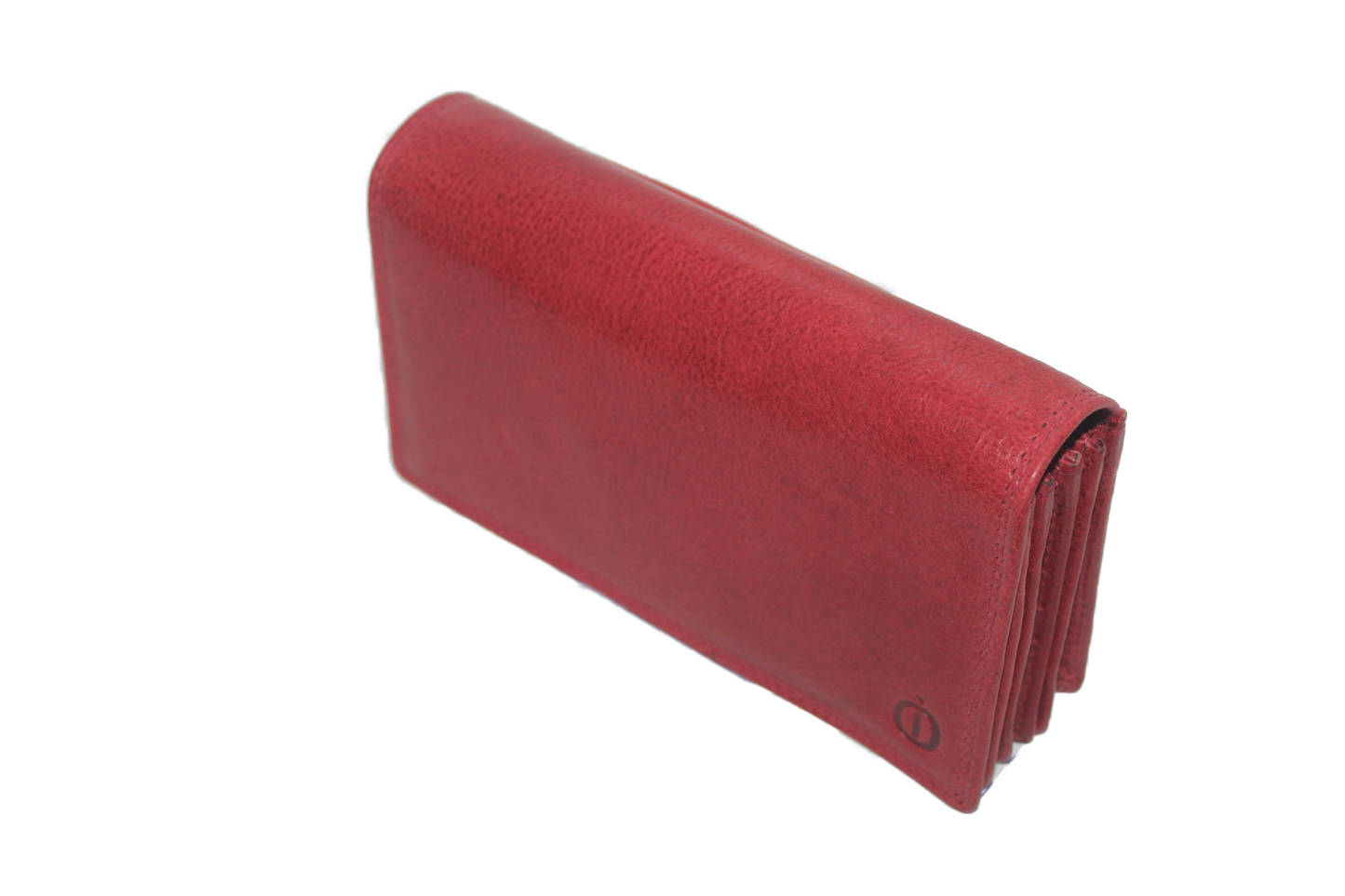 OI rode Harmonicabeurs extra groot xxl / huishoudportemonnee /leren dames portemonnee met soufflé/ rood leder / 249VI Red
