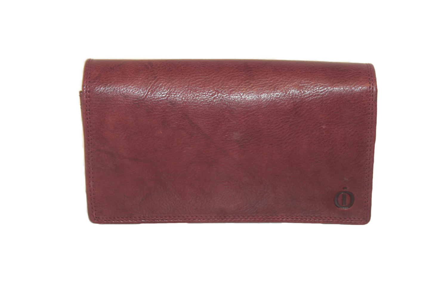 OI leren dames portemonnee met soufflé/ RFID safe / bordeaux rode harmonicabeurs extra groot xxl / huishoudportemonnee 249VI Bordeaux