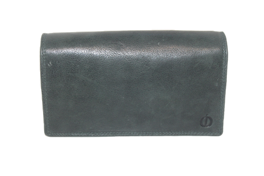 OI leren dames portemonnee met soufflé/ groene harmonicabeurs extra groot xxl / huishoudportemonnee 249VI Green