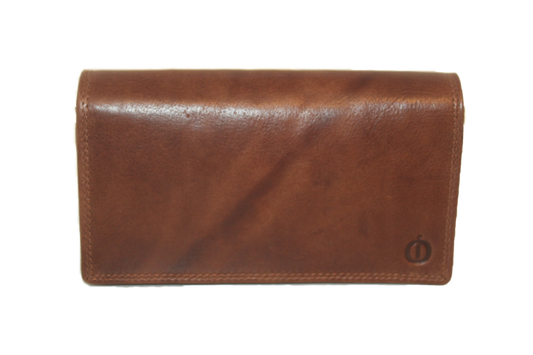 OI cognac leren dames portemonnee met soufflé/ harmonicabeurs extra groot xxl, OI leren dames portemonnee met soufflé/ harmonicabeurs extra groot xxl / huishoudportemonnee 249VI Tan