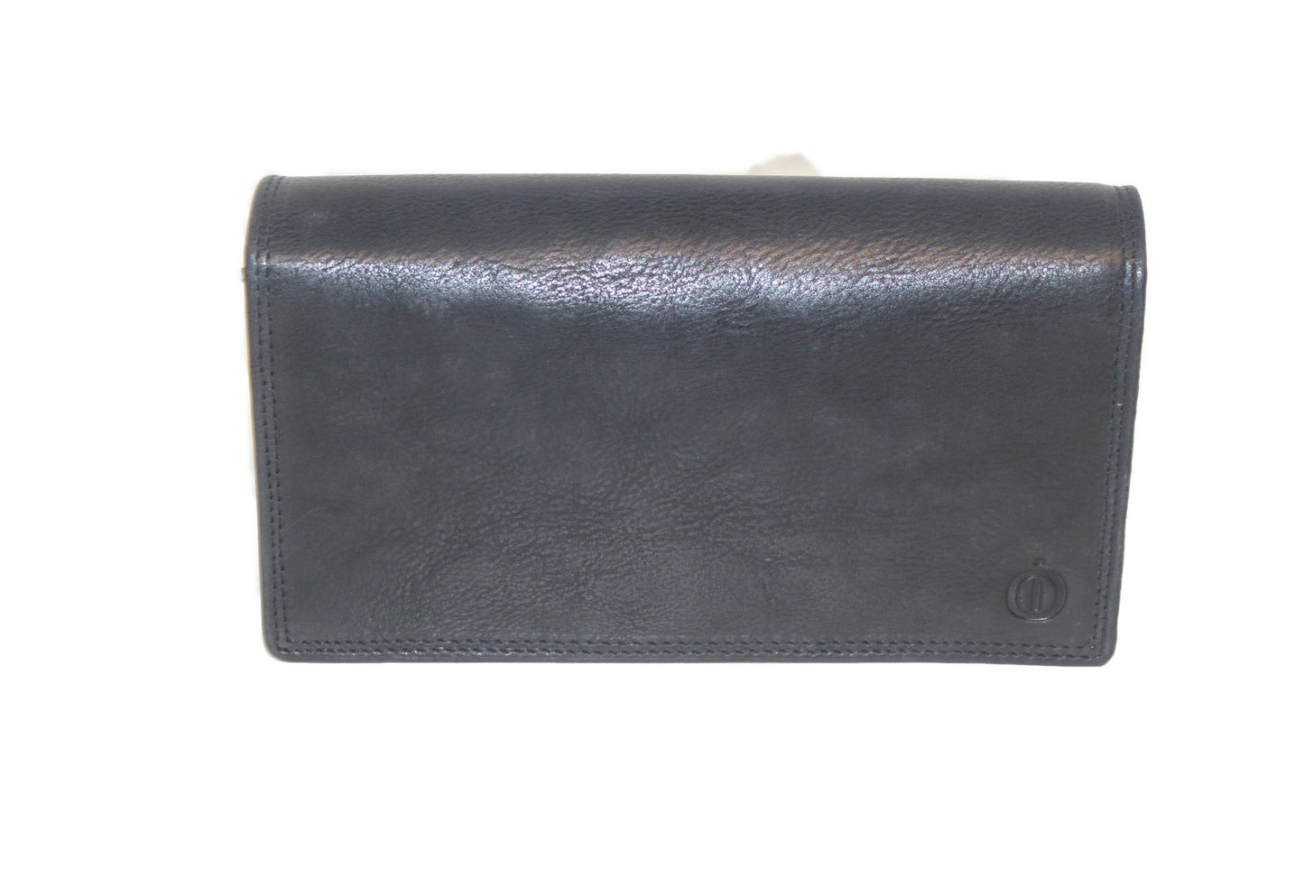 OI zwart leren dames portemonnee met soufflé/ harmonicabeurs extra groot xxl / huishoudportemonnee / zwart 249VI black