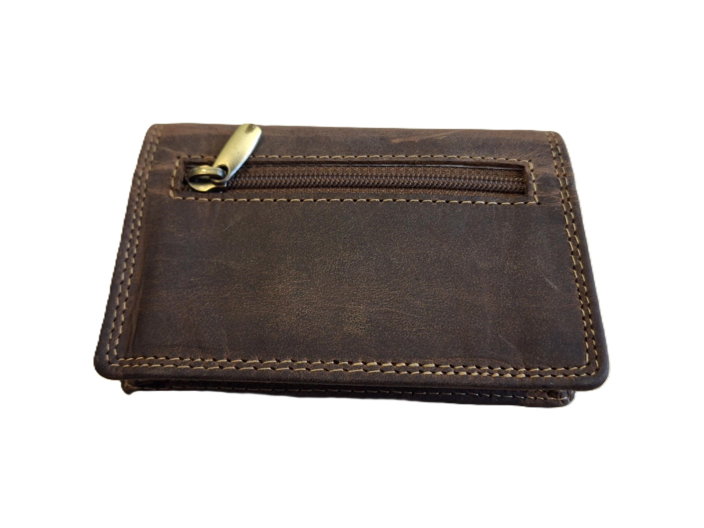 Klein model beursje 1 vak sluit met een drukker een rits op de achterzijde 639H