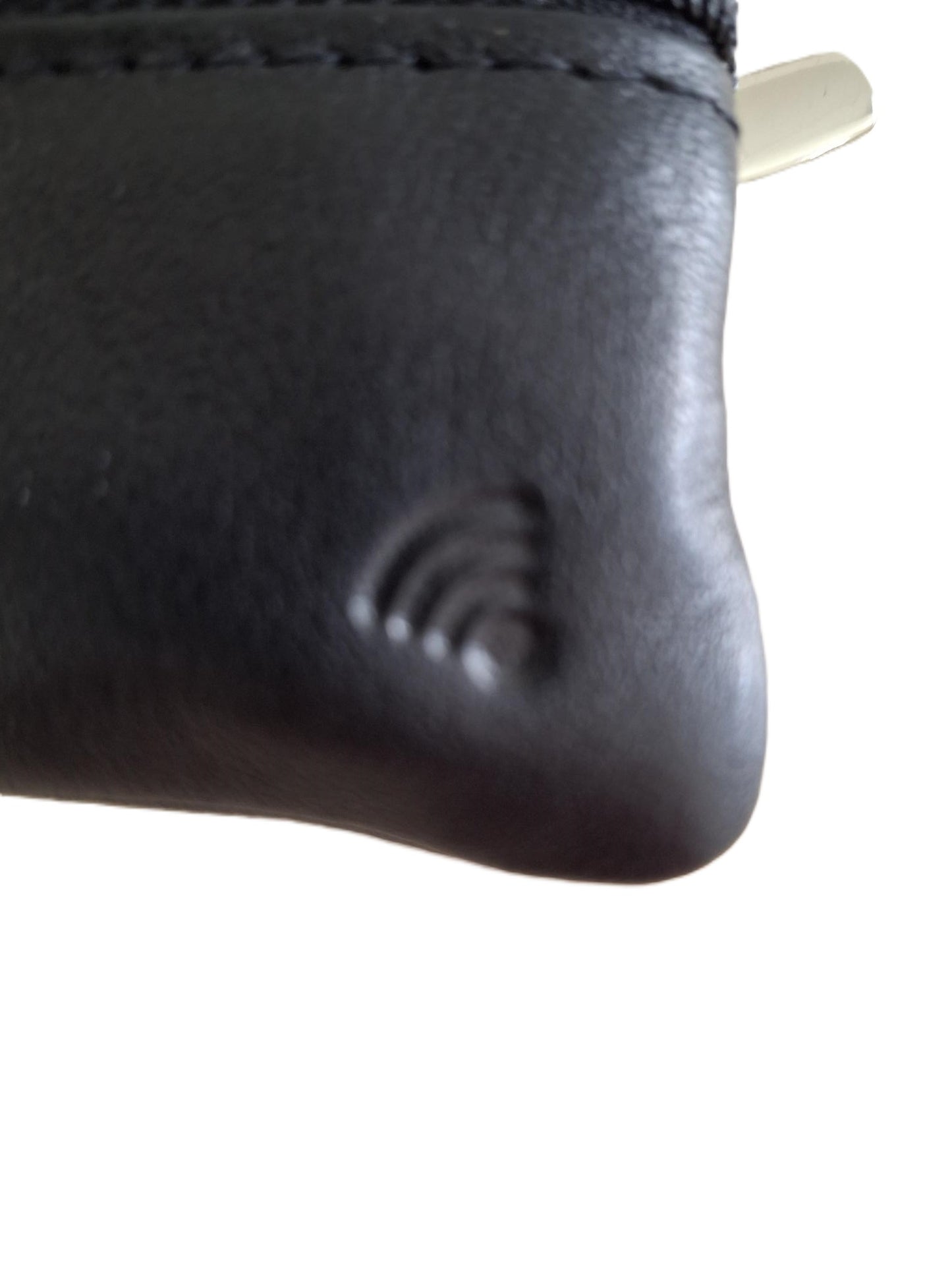 Oi zwart leren Sleuteletui small / klein sleutelbeursje / sleutelhoesje 3 ritjes / soepel kleingeld buideltje met sleutelring / zwart leer / 665