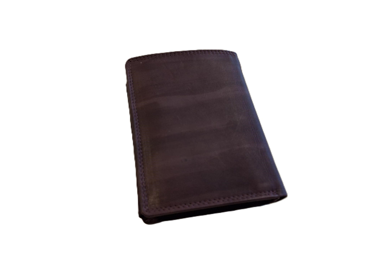OI bordeaux rode lederen heren portemonnee / bordo rode leren billfold hoog model / beurs voor veel pasjes / RFID SAFE / bordo rood leer / 104ROBR