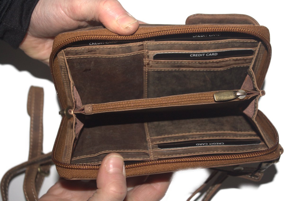 Portemonnee tasje met ruimte voor telefoon 420H
