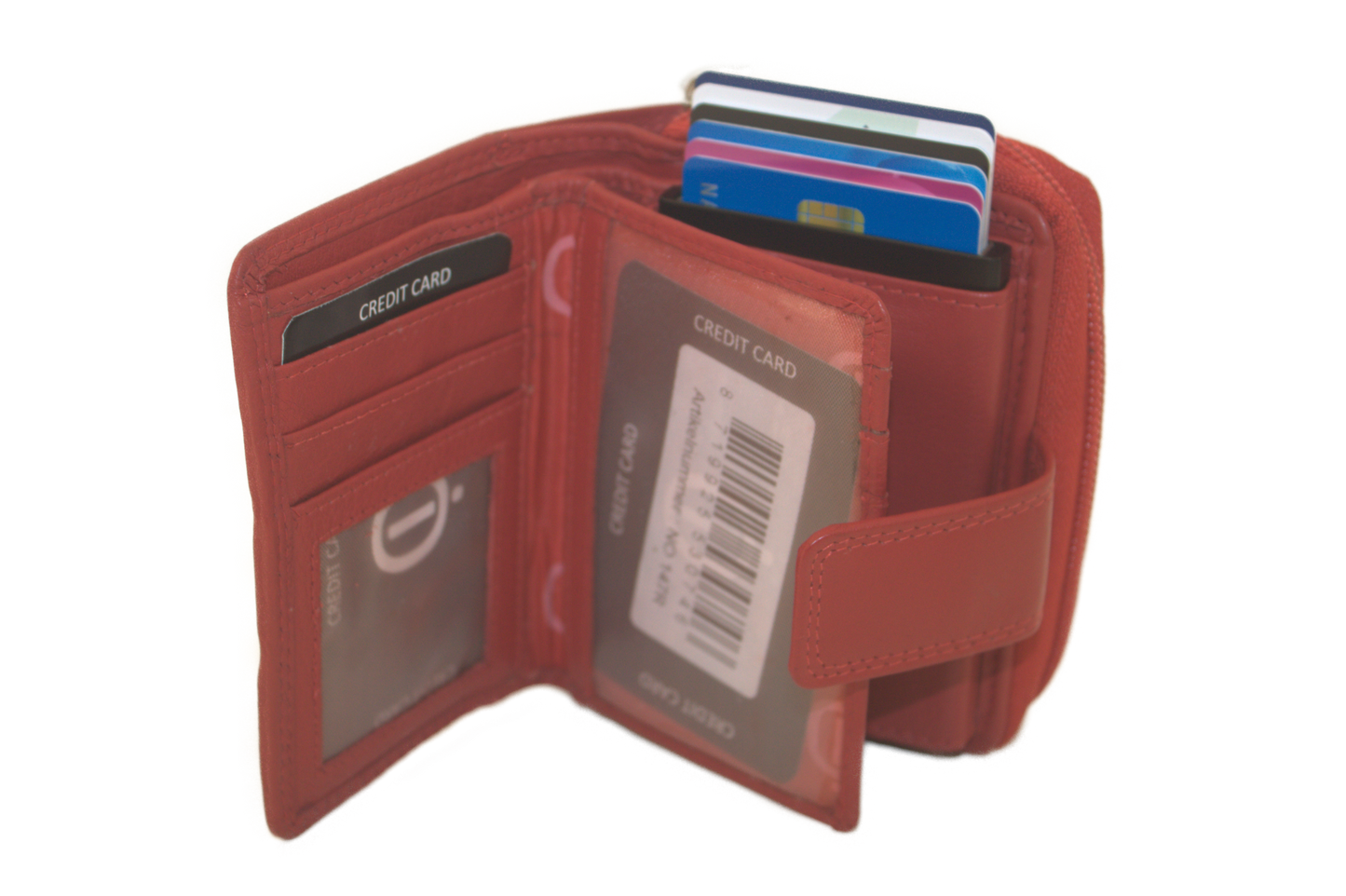 OI Rits portemonnee met cardprotector / anti skim 147R