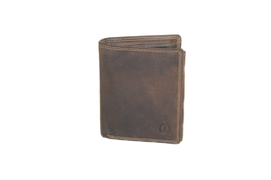 Kleine billfold / Creditcard houder / Pasjeshouder met ruimte voor biljetten.Hunter563H Hunter bruin