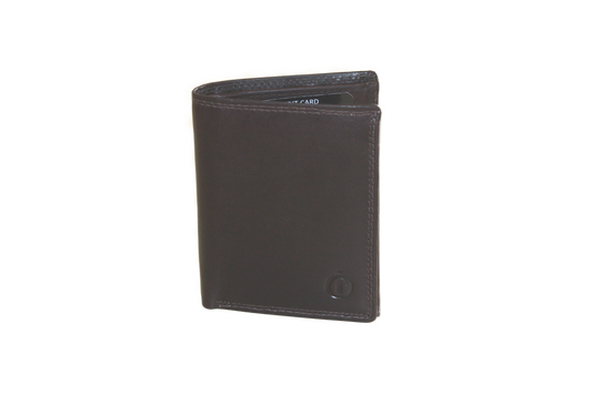 Kleine billfold / Creditcard houder / Pasjeshouder met ruimte voor biljetten. Brown563NRBrown