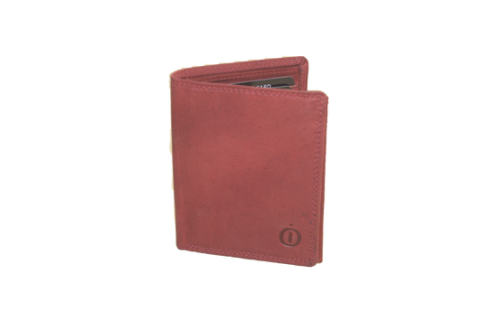 Kleine billfold / Creditcard houder / Pasjeshouder met ruimte voor biljetten. Rood563NRRed