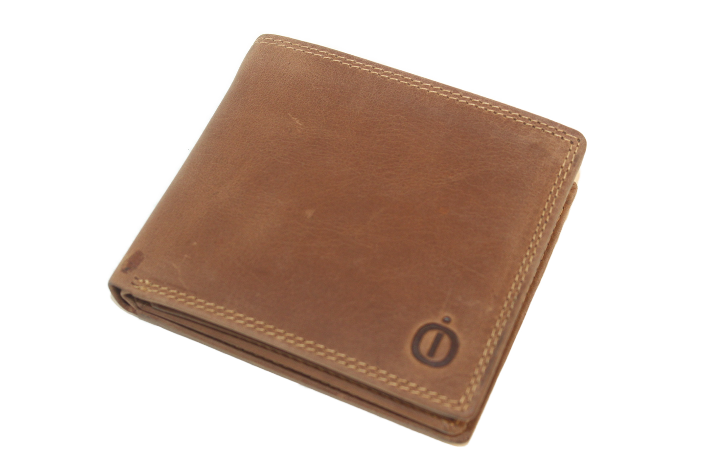 OI Heren billfold laag 12 pasjes klein / anti skim zwart 109H