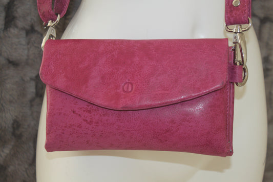 Schoudertasje / Festival Tasje/ Crossbody bag 472 Fuchsia